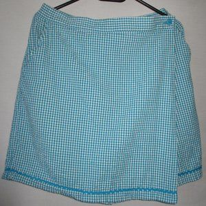 WILLOW RIDGE LARGE  SHORTS SKIRT WHIT GREEN WOMEN